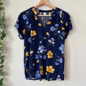 Old Navy | Floral Print Relaxed Fit Blouse Size XSmall